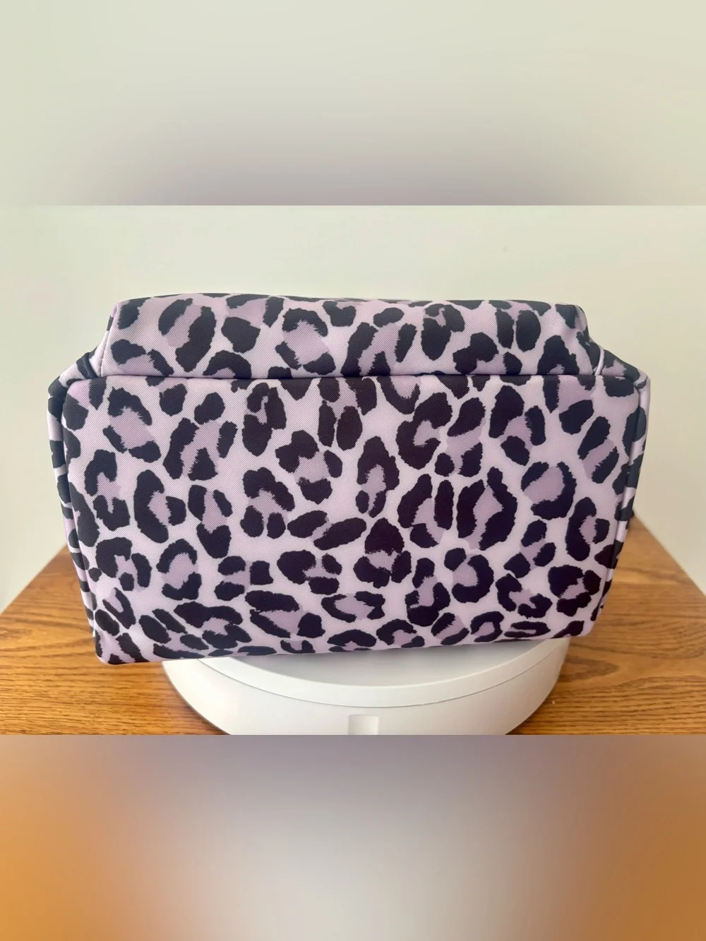Kate Spade Chelsea Spotted Leopard Medium Backpack Violet Mist NWT